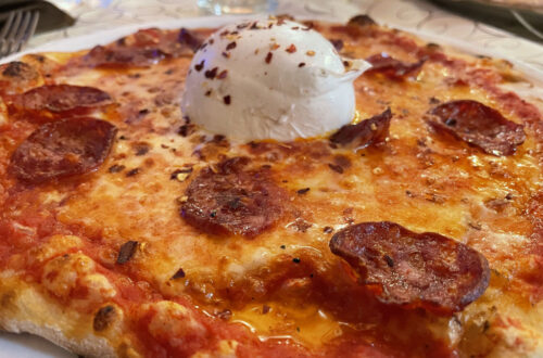 La pizza del Chiar di luna di Careggine